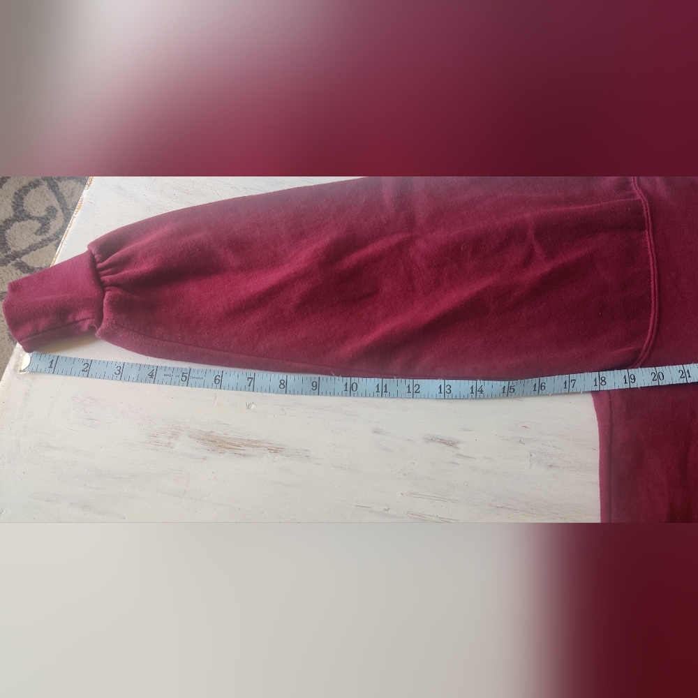Homer Alaska Women's Burgundy Hoodie - Picture 7 of 8